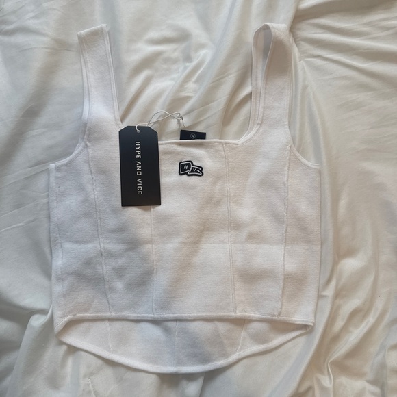 Hype and Vice White Tank Top University of Miami UM - Picture 3 of 3